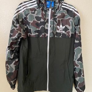 ADIDAS Camo Windbreaker